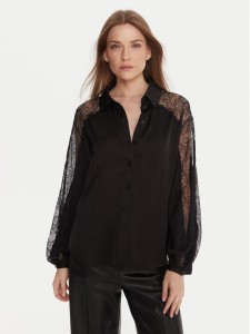 TWINSET Koszula 252LL2TBB Czarny Regular Fit