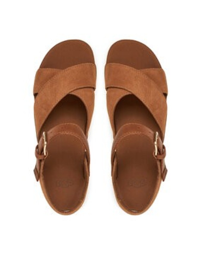 Ugg Espadryle W Aubrey Ankle Strap 1167471 Brązowy