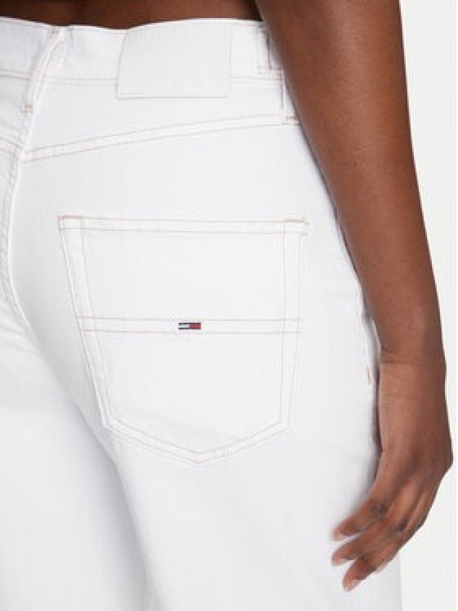 Tommy Jeans Jeansy Layla DW0DW20018 Biały Straight Fit