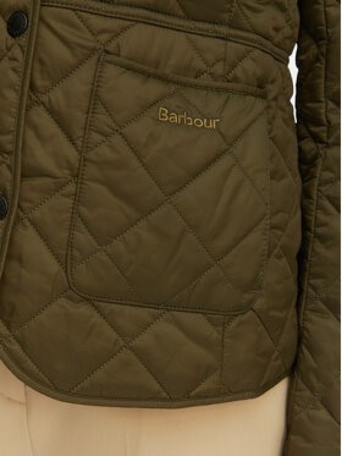 Barbour Kurtka przejściowa Deveron LQU1012OL51 Zielony Regular Fit