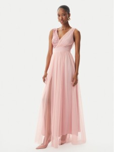 Rinascimento Sukienka wieczorowa CFC0123704003 Różowy Regular Fit
