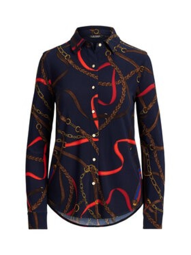 LAUREN RALPH LAUREN Koszula 200P03716001 Granatowy Regular Fit