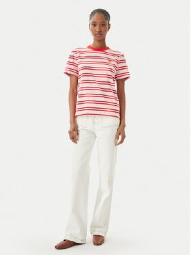 Tommy Hilfiger T-Shirt WW0WW48699 Różowy jasny Regular Fit