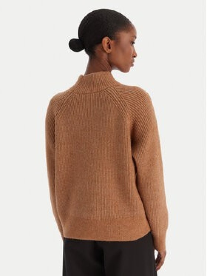 Calvin Klein Jeans Sweter Woolen Stitch LV044D372G Brązowy Regular Fit