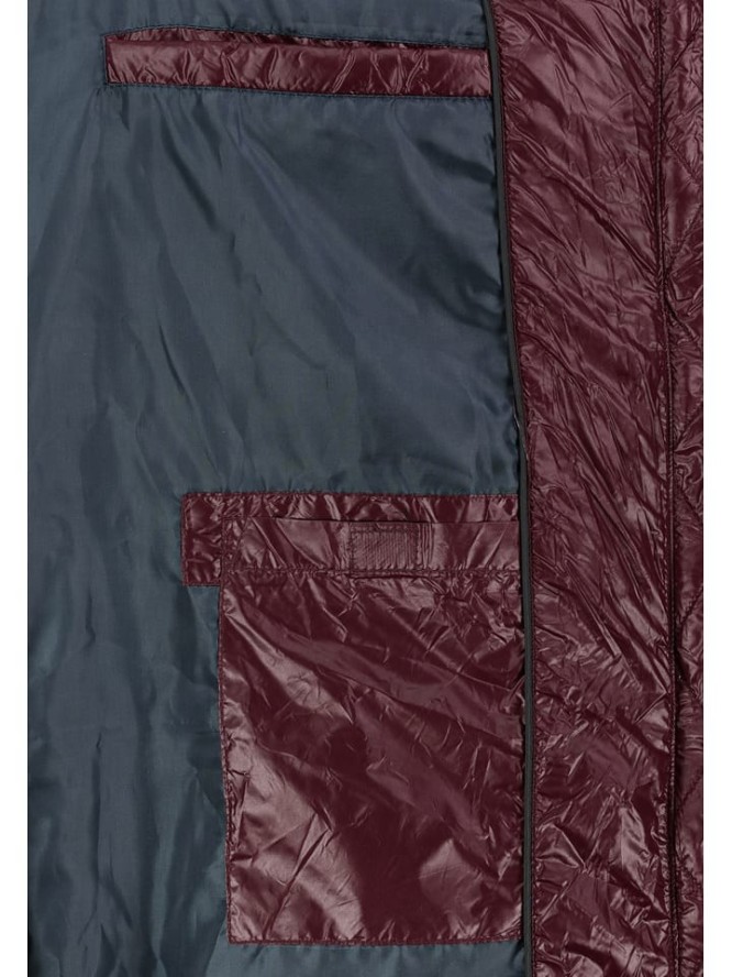 Sublevel Kamizelka pikowana w kolorze bordowym rozmiar: L