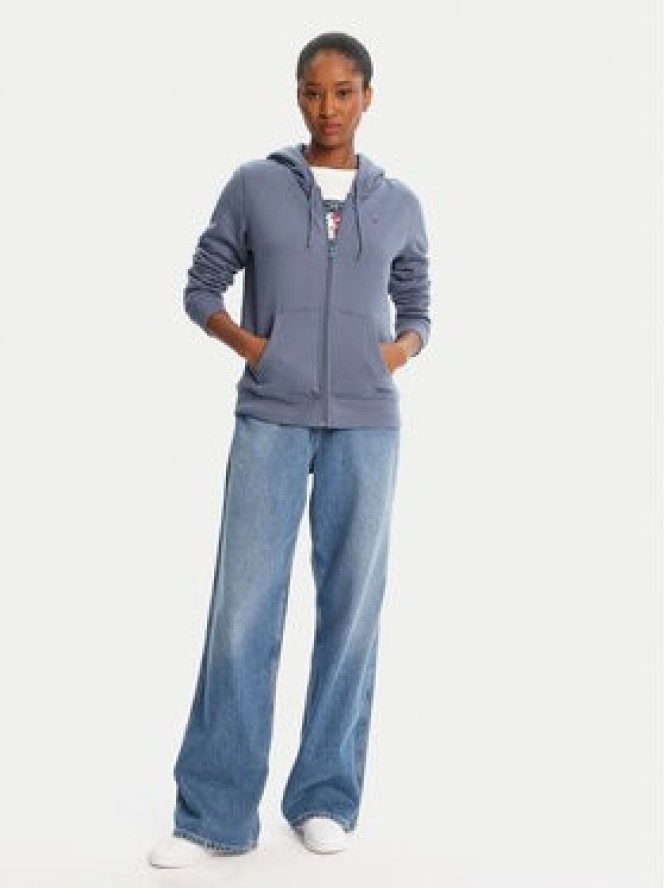 Tommy Jeans Bluza Flag DW0DW19729 Niebieski Regular Fit