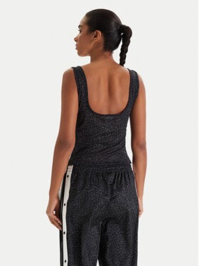 adidas Top KD2838 Czarny Slim Fit