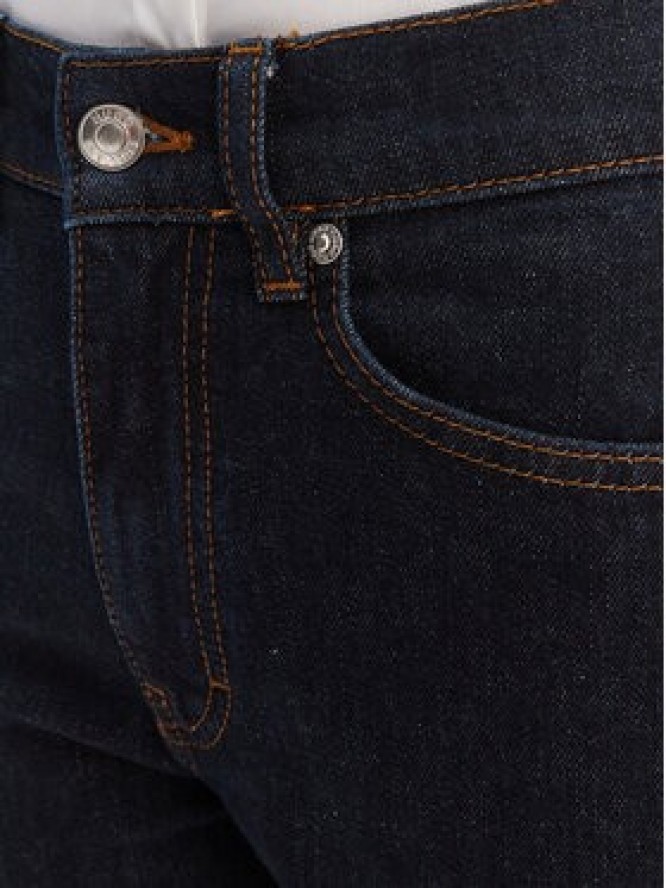 HUGO Jeansy Geflare_3 50553195 Granatowy Flare Fit
