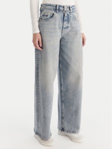 Tommy Jeans Jeansy Charlie DW0DW20473 Niebieski Wide Leg