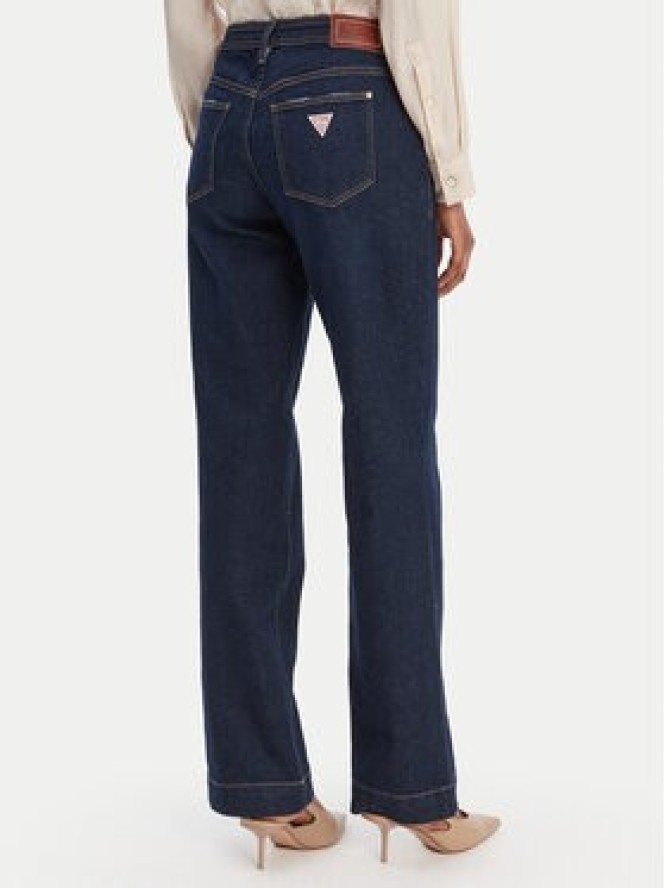 Guess Jeansy W6RA3F D6881 Granatowy Regular Fit