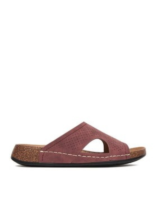 Go Soft Klapki CEO-W25701 Bordowy