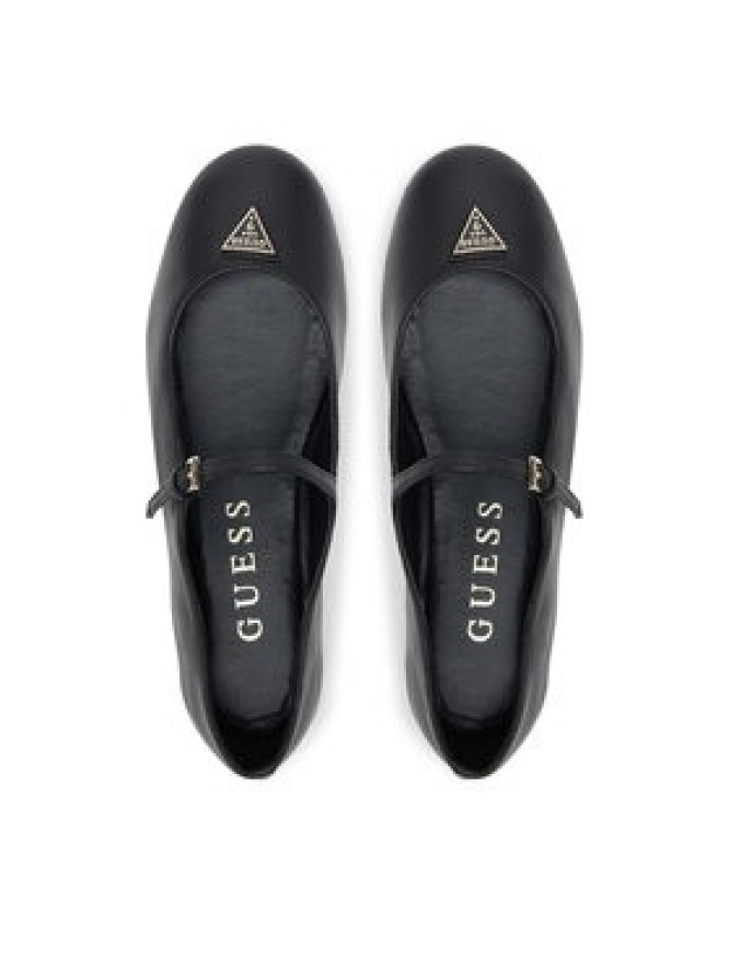Guess Baleriny FLTKLD LEA02 Czarny