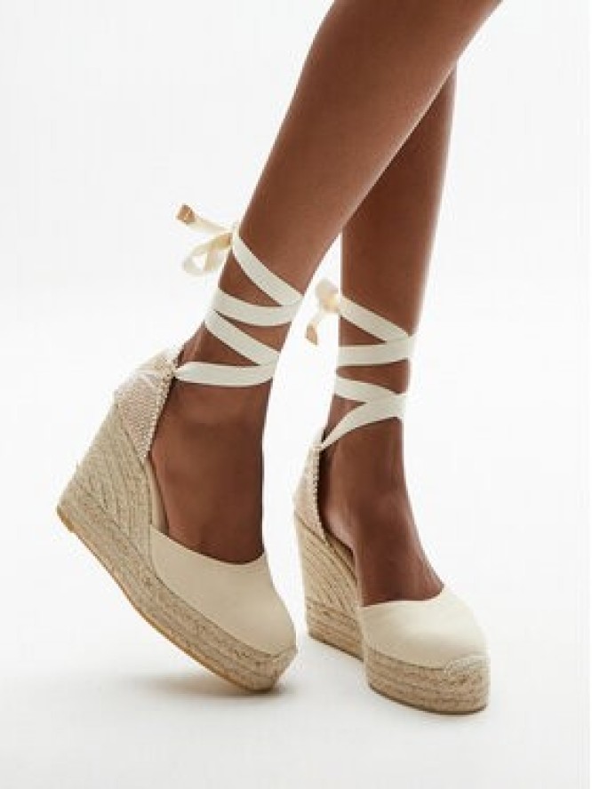 Castañer Espadryle Carina/6/001 020964 Biały