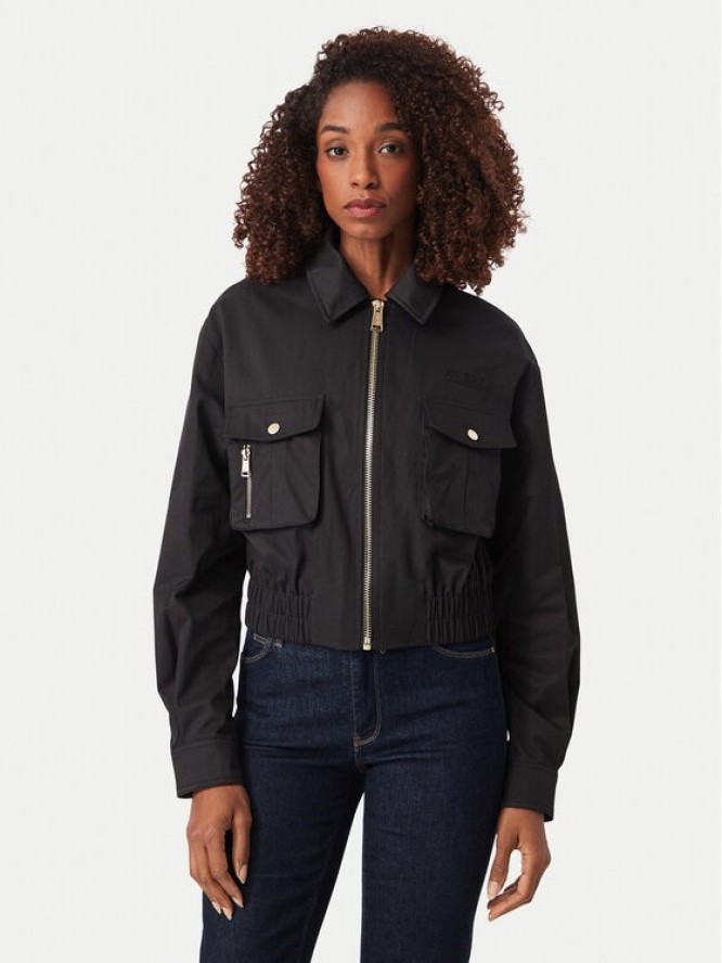 Guess Kurtka przejściowa W6YL20 W2910 Czarny Regular Fit