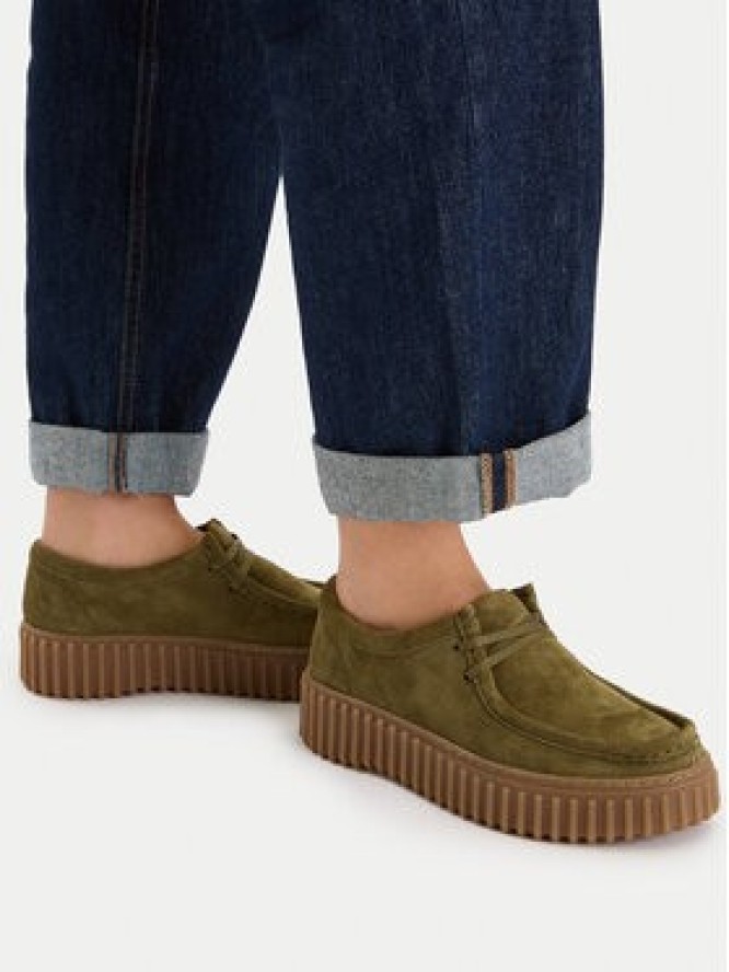 Clarks Półbuty Torhill Bee 26184586 Khaki
