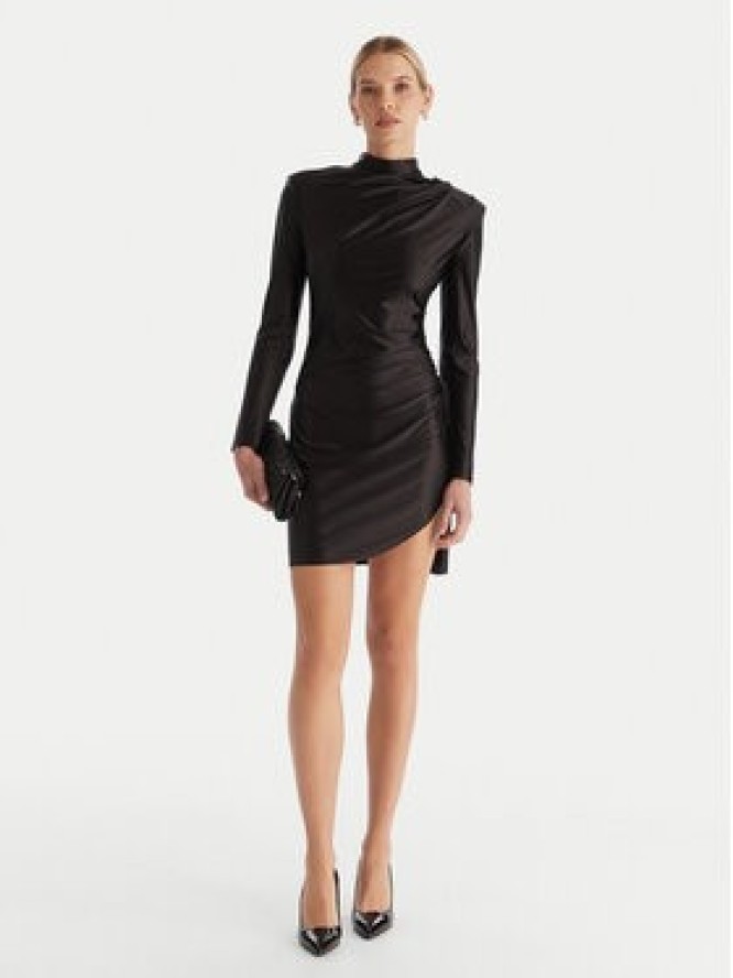 ACCESS FASHION Sukienka koktajlowa 54-3037-170 Czarny Slim Fit