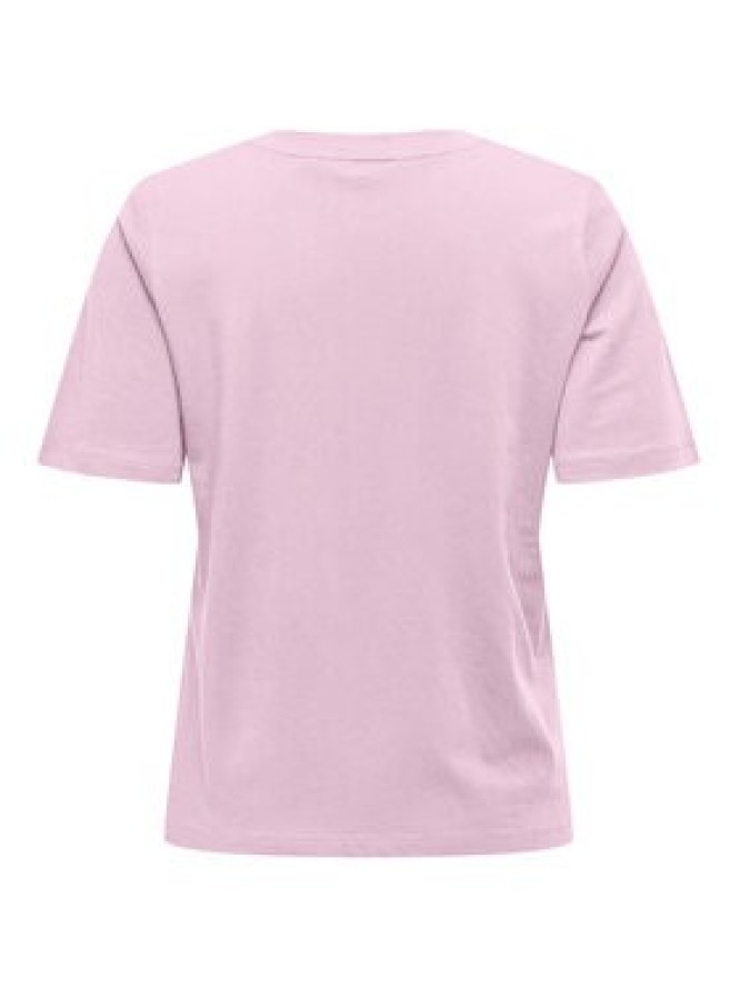 ONLY T-Shirt 15270390 Różowy Regular Fit
