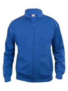 clique Basic Cardigan Junior w dzianinie dresowej, antymechacący – royal blue