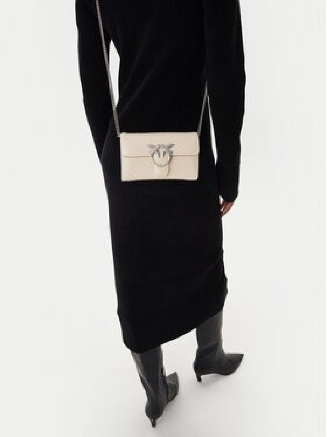 PINKO Torebka Love One Wallet Light AI 25-26 PLTT 105344 A2JC Écru