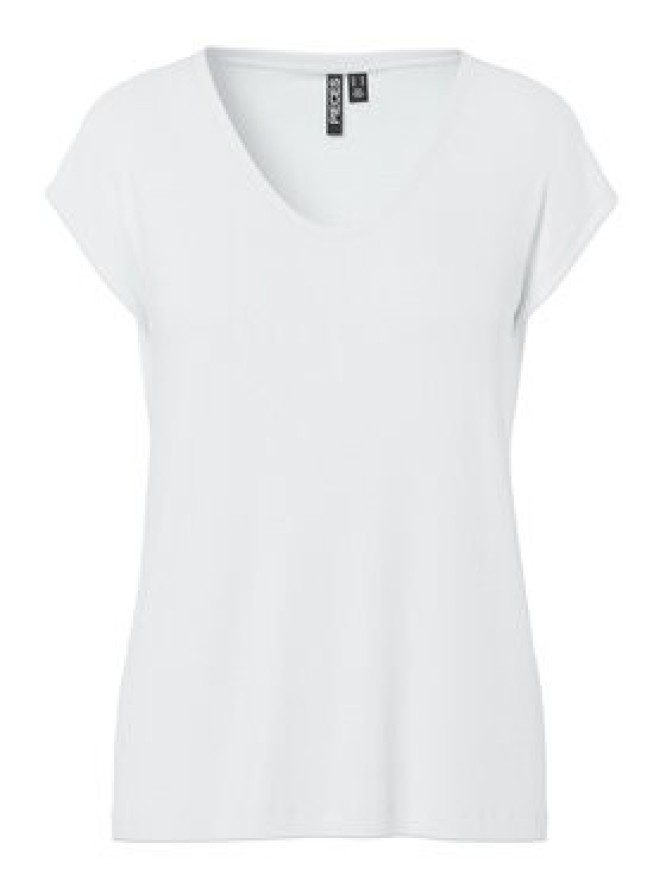 Pieces T-Shirt Billo 17078732 Biały Loose Fit