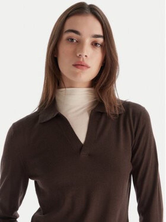 Weekend Max Mara Sweter Cappa 2525366052 Brązowy Regular Fit