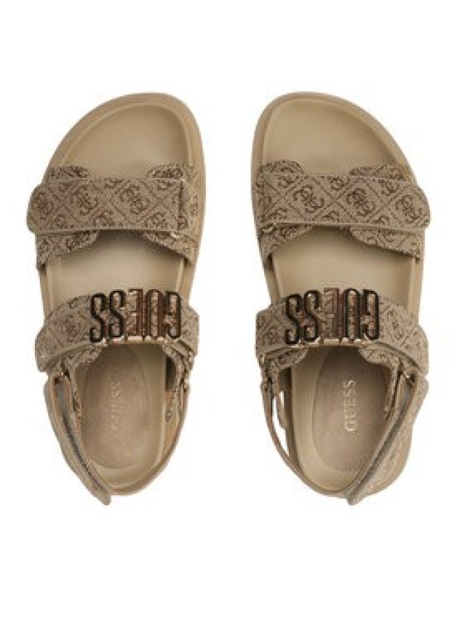 Guess Sandały Fabelis2 FL6FB2 FAL03 Brązowy