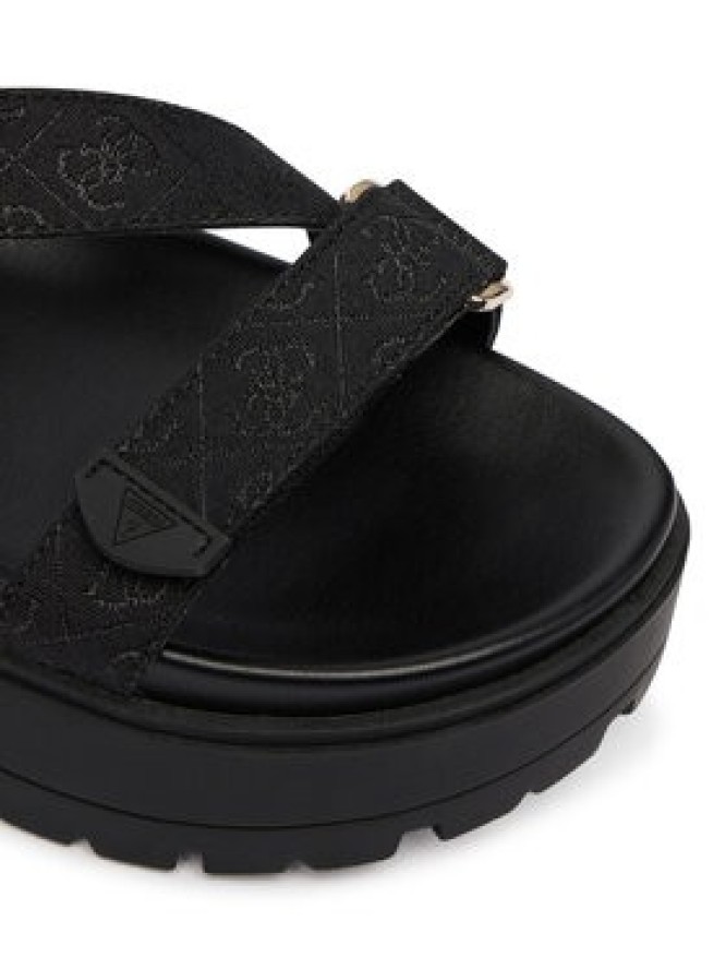 Guess Sandały FLJFTT FAL03 Czarny