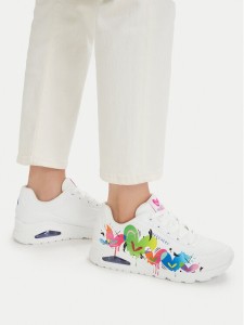 Skechers Sneakersy Jason Naylor: Uno - Open Your Heart 190008/WMLT Biały