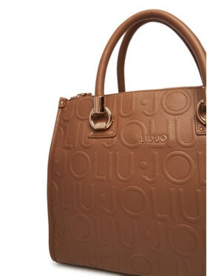 Liu Jo Torebka Ecs M Satchel AF5008 E0538 Brązowy
