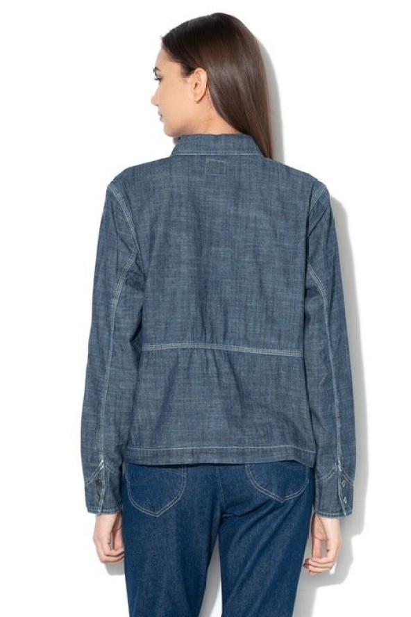 LEE DAMSKA KOSZULA JENSOWA WORKWEAR OVERSHIRT WORKWEAR BLUE L48QXGKR 112111092