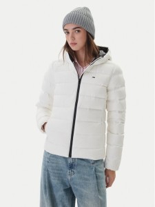 Tommy Jeans Kurtka puchowa DW0DW21617 Biały Regular Fit