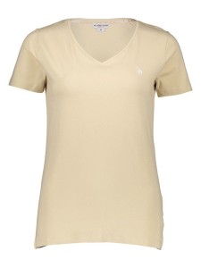 U.S. Polo Assn. Koszulka w kolorze beżowym rozmiar: XL