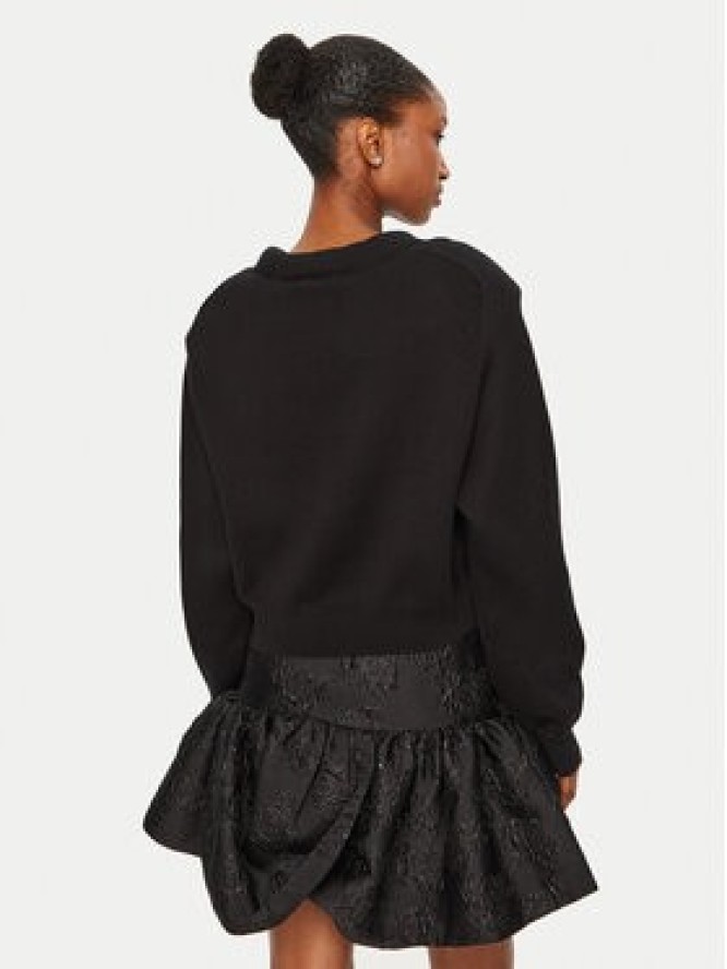 ROTATE Sweter 114035100 Czarny Regular Fit