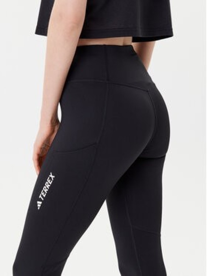 adidas Legginsy Terrex Multi JF1266 Czarny Slim Fit