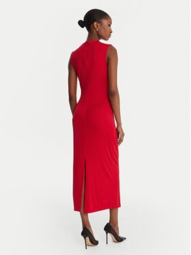 Rinascimento Sukienka koktajlowa CFC0125010003 Czerwony Slim Fit