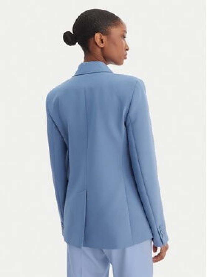 Weekend Max Mara Marynarka Uva 2615041061 Błękitny Slim Fit