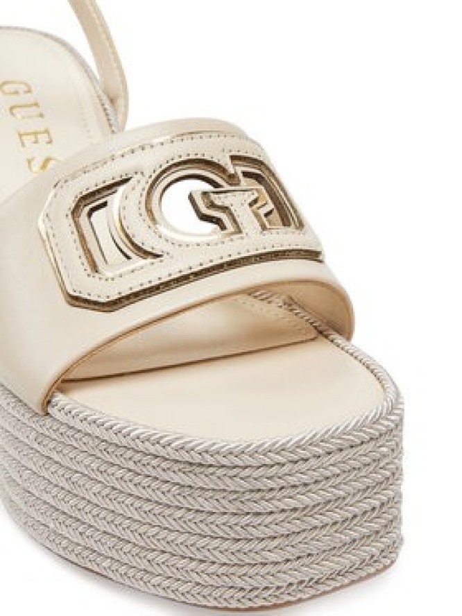 Guess Espadryle FLJTAN LEA04 Écru
