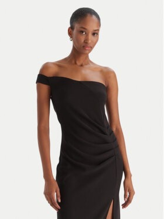 Eleh Sukienka wieczorowa EFW250217 Czarny Regular Fit