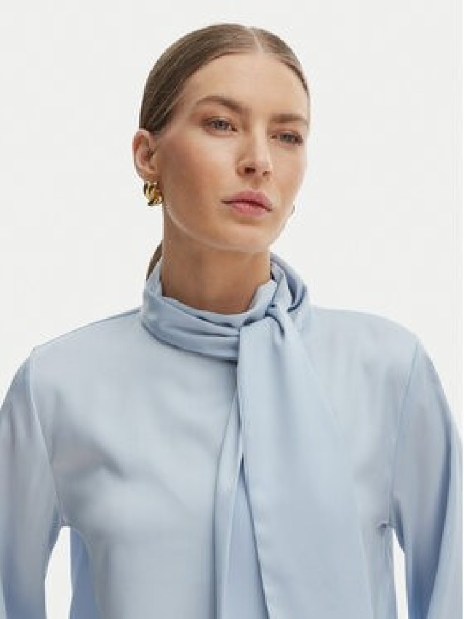 Rinascimento Bluzka CFC0127771003 Błękitny Regular Fit