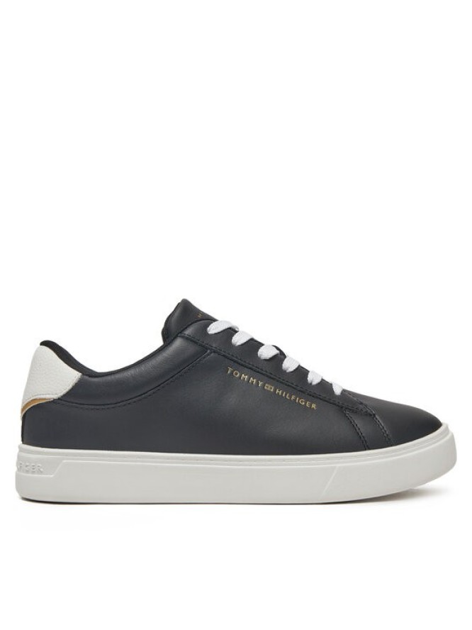 Tommy Hilfiger Sneakersy Essential Court Sneaker FW0FW08320 Czarny