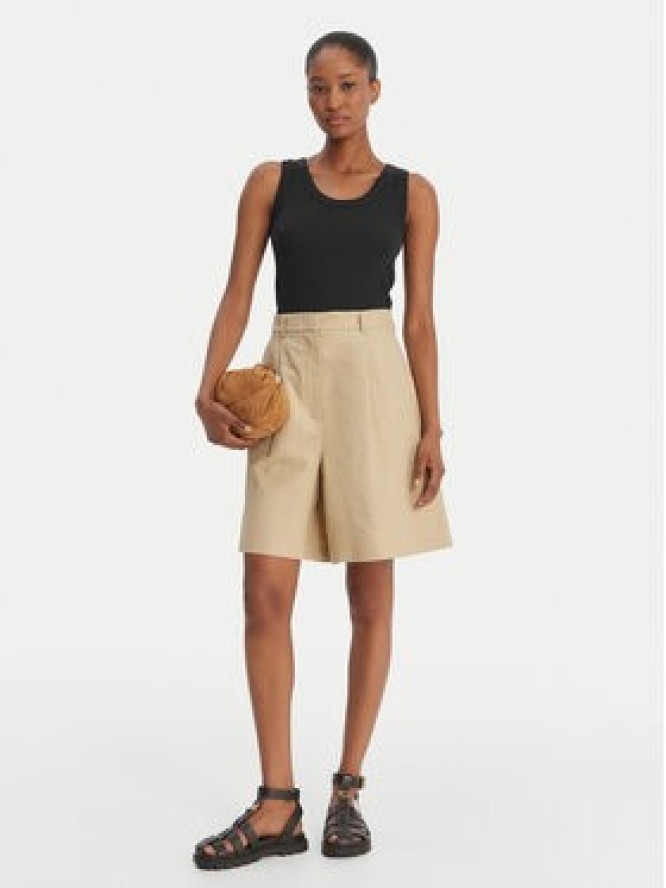 Weekend Max Mara Top Multic 2615941012 Czarny Regular Fit