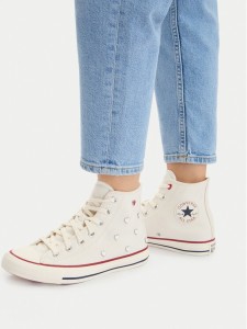 Converse Trampki Chuck Taylor All Star Hearts A19055C Biały
