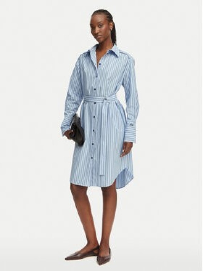 BOSS Sukienka koszulowa C_Delegant_3 50561950 Niebieski Regular Fit