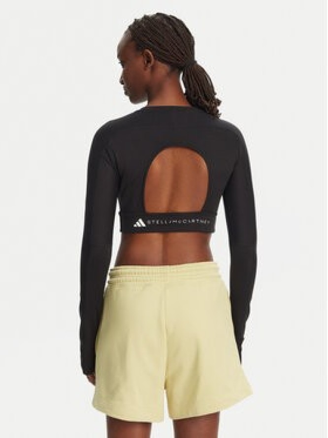 adidas by Stella McCartney Koszulka techniczna TrueStrength IW3859 Czarny Slim Fit