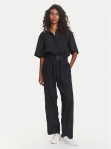 Tommy Hilfiger Kombinezon Ess WW0WW47168 Czarny Regular Fit