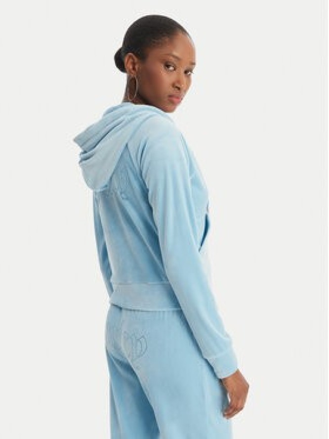 Juicy Couture Bluza Madison JCWAS126326 Błękitny Slim Fit