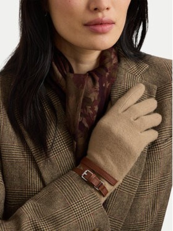 LAUREN RALPH LAUREN Rękawiczki 454P23589002 Beżowy ciemny