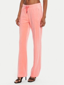 Juicy Couture Spodnie dresowe Tina JCAPW045 Pomarańczowy Regular Fit