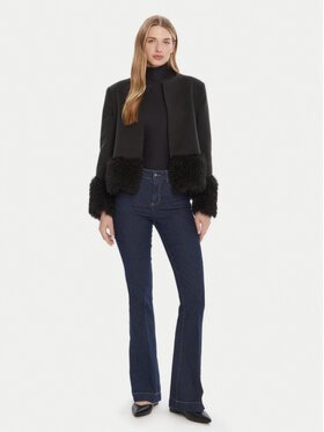 Rinascimento Kurtka przejściowa CFC0125791003 Czarny Regular Fit