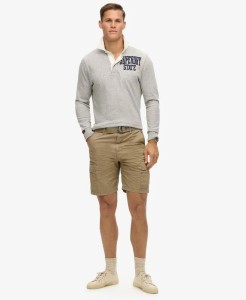 superdry Heavy Cargo Shorts bawełniane - Dress Beige